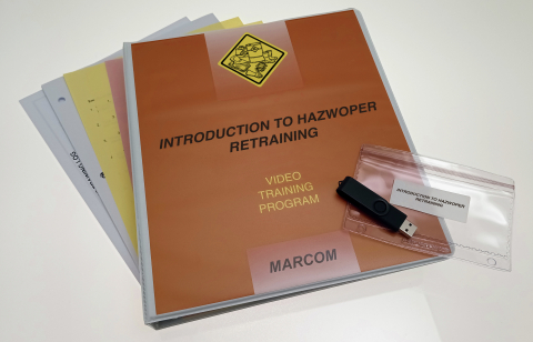 DVD Program on USB 12774_v000185uew HAZWOPER: Introduction to HAZWOPER Retraining - Marcom LTD