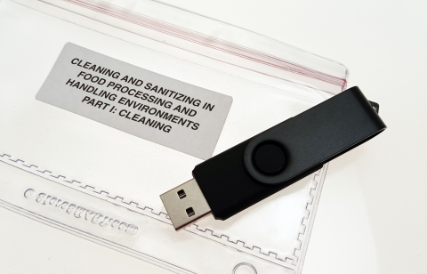 DVD Program on USB 13302_vfds414uem Cleaning and Sanitizing in Food Processing and Handling Environments Part I: Cleaning - Marcom LTD